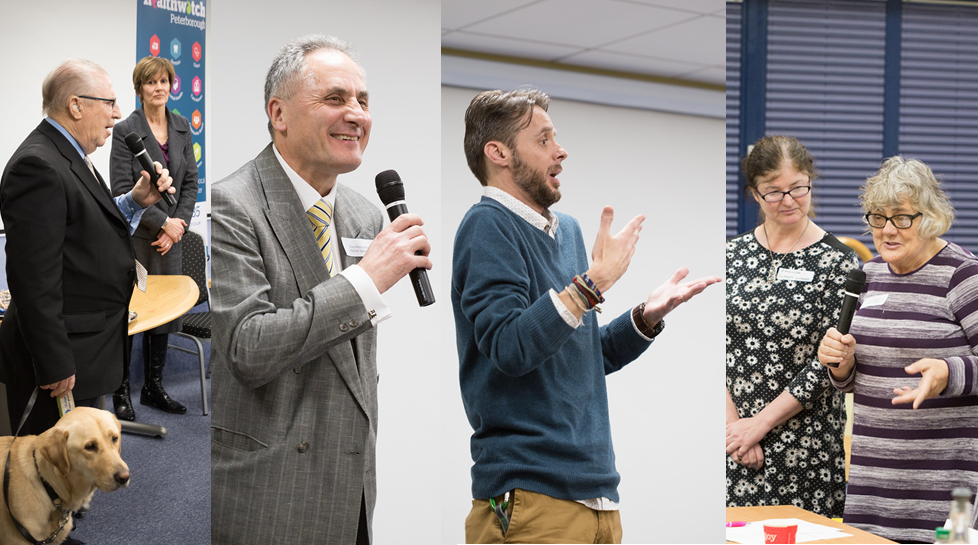 Picture shows four guest speakers 