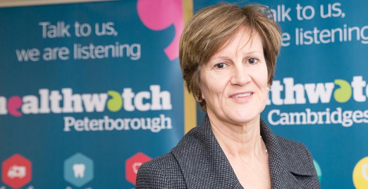 Val Moore chair of  Healthwatch Cambridgeshire and Peterborough