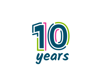 Healthwatch 10 year anniversary logo