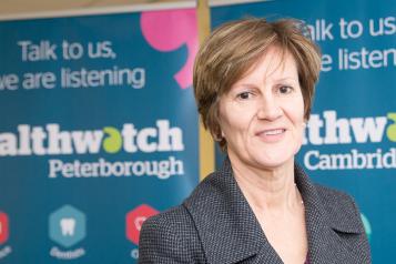 Val Moore chair of  Healthwatch Cambridgeshire and Peterborough