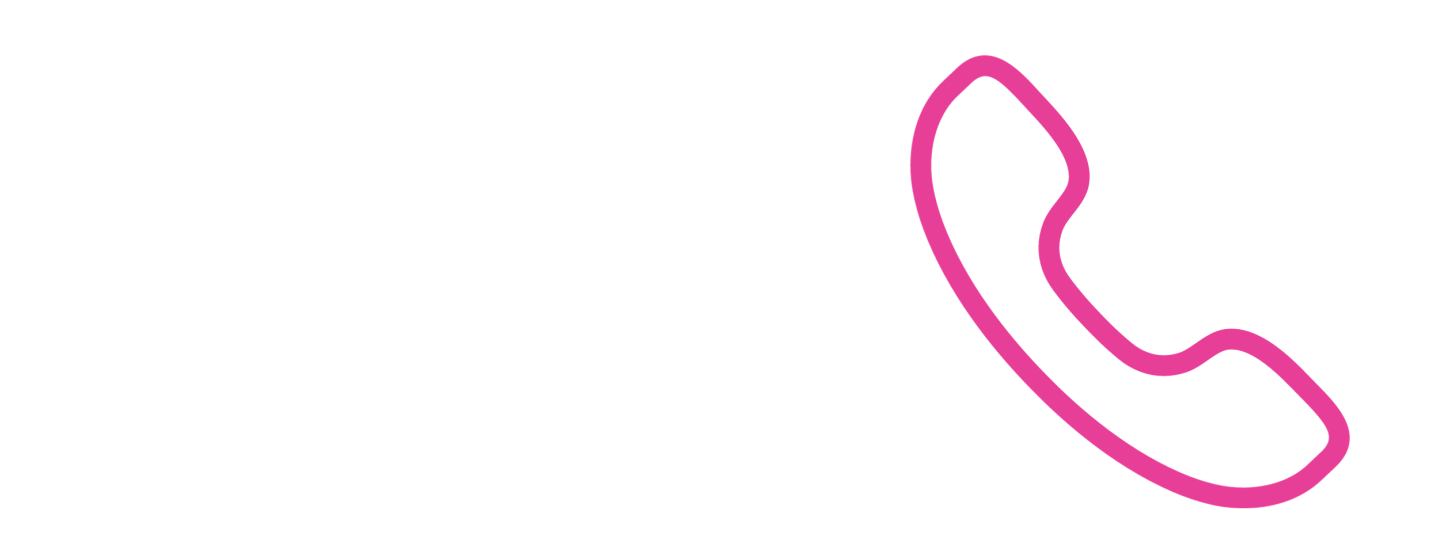 Graphic of a pink phone